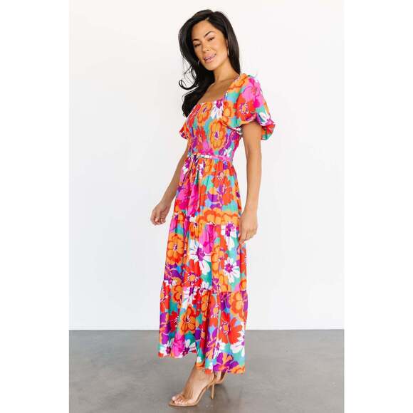 NWT Baltic Born Mazatlan Maxi Dress | Multi Floral Size L - Picture 4 of 8